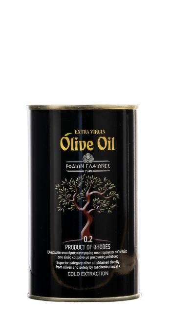 Premium Extra Virgin Olive Oil with low acidity from Rhodes Bottling