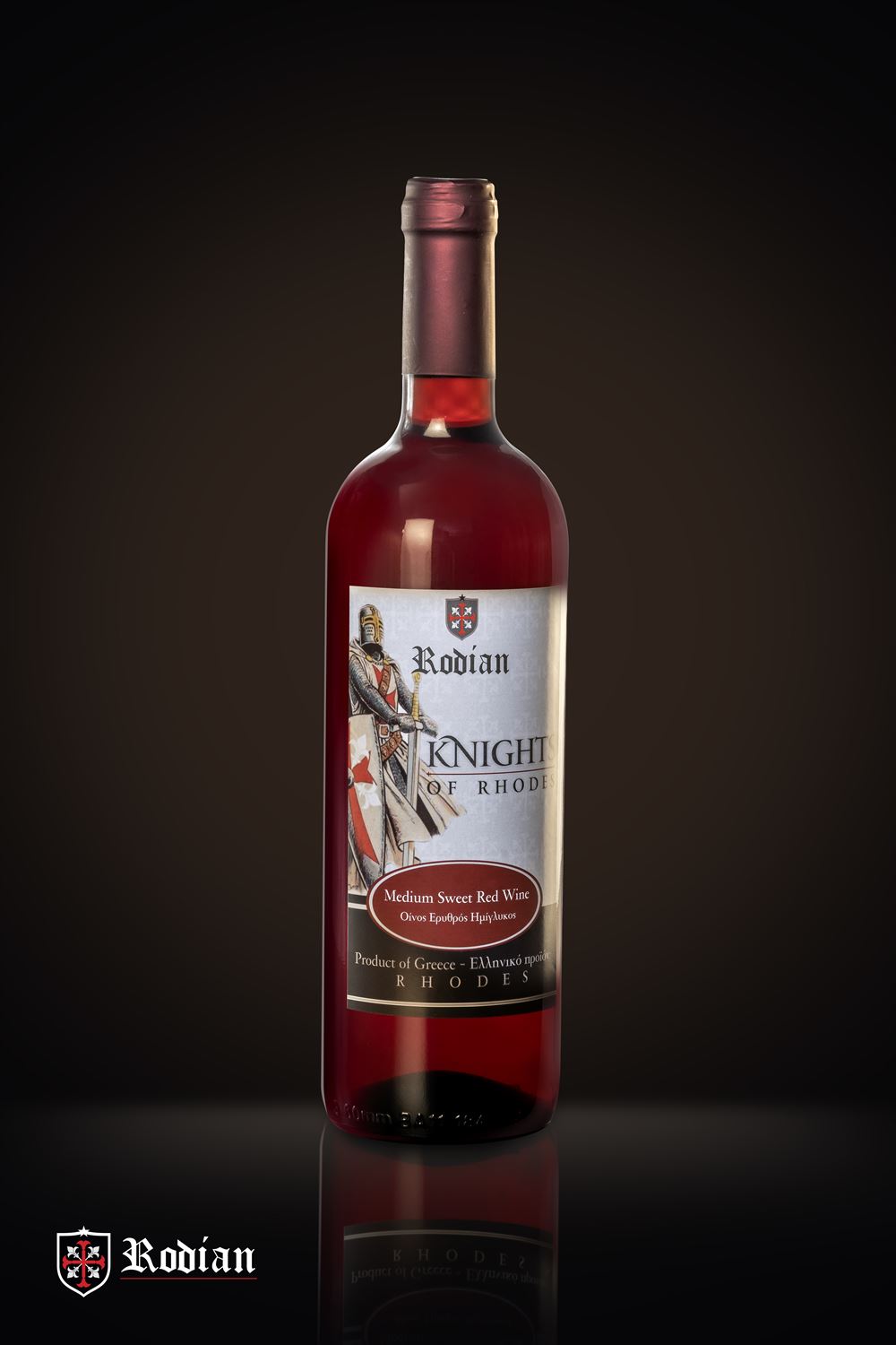 Medium Sweet Red Wine from Rhodes